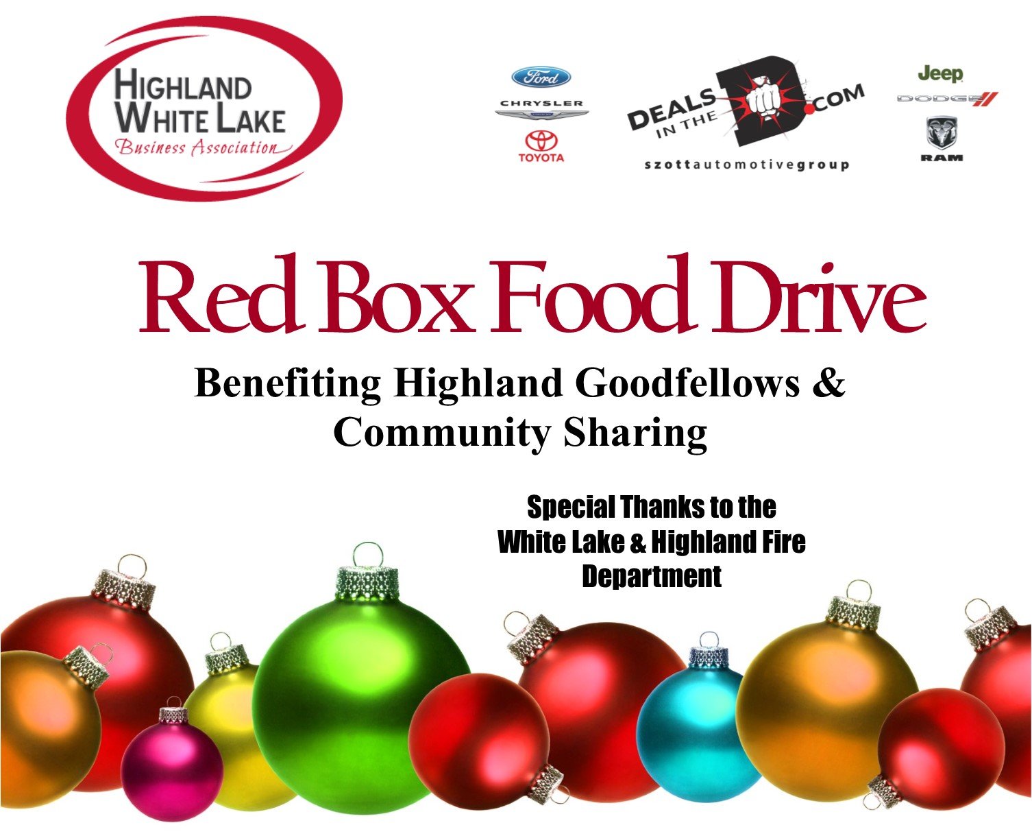 Red Box Food Drive